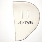 LaQuan Williams Maryland Terrapins Game Worn & Signed Thigh Pad - Image 2