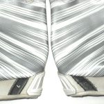 Orleans Darkwa New York Giants Game Worn & Signed White & Silver Nike Vapor Jet Large Gloves