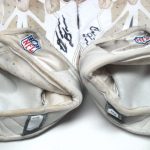 Orleans Darkwa New York Giants Game Worn & Signed White & Silver Nike Vapor Jet Large Gloves