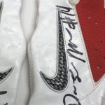 Paul Magloire Arizona Wildcats Game Worn & Signed White, Silver & Red Nike Vapor Carbon Gloves - Image 4