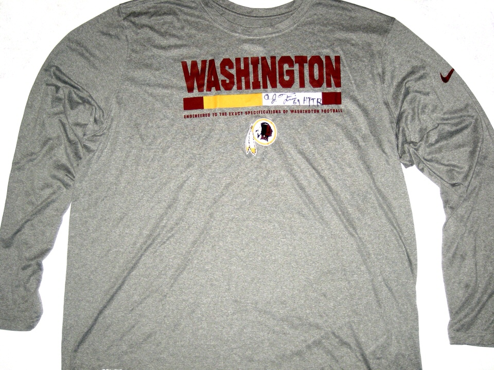 redskins dri fit shirt