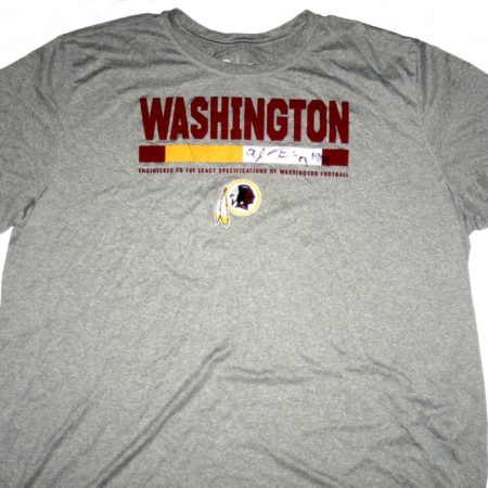 AJ Francis Player Issued & Autographed Washington Redskins #69 Nike Dri-Fit 3XL Shirt