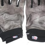AJ Francis Washington Redskins 2017 Game Worn & Signed Gray & Black Nike Vapor Jet Gloves
