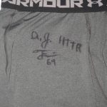 AJ Francis Washington Redskins Practice Worn & Signed 3/4 Leg Under Armour Compression Shorts - Image 2
