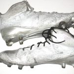 Steven Wroblewski Southern Utah Thunderbirds Game Worn & Signed White & Silver Adidas Cleats - Image 5