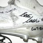 Steven Wroblewski Southern Utah Thunderbirds Game Worn & Signed White & Silver Adidas Cleats