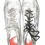 Steven Wroblewski Southern Utah Thunderbirds Game Worn & Signed White & Silver Adidas Cleats - Image 3