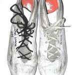 Steven Wroblewski Southern Utah Thunderbirds Game Worn & Signed White & Silver Adidas Cleats