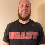 Steven Wroblewski with 2016 Southern Utah Thunderbirds Game Used & Signed Mouthguard