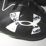 AJ Francis 2017 Washington Redskins Game Worn & Signed Black & White Under Armour Nitro Cleats - Image 6