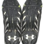 AJ Francis 2017 Washington Redskins Game Worn & Signed Black & White Under Armour Nitro Cleats