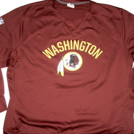 AJ Francis Player Issued & Signed Official Washington Redskins #69 Nike Therma-Fit Sweatshirt