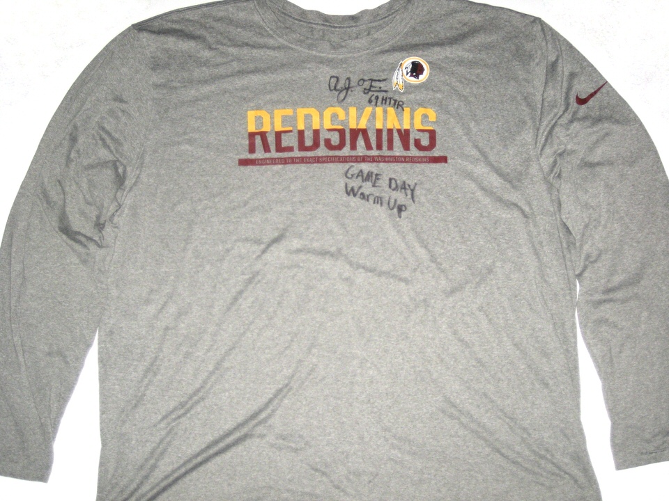 redskins dri fit shirt