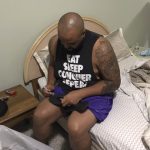 AJ Francis Signing 2017 Washington Redskins Locker Room Worn Flip-Flops