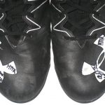 AJ Francis 2017 Washington Redskins Game Worn & Signed Black & White Under Armour Nitro Cleats