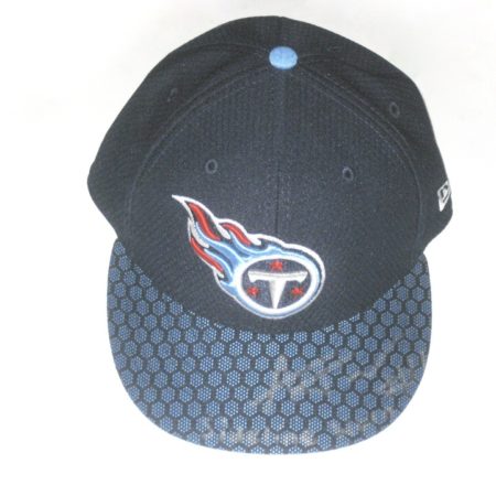 Alex Tanney Sideline Worn & Autographed Official Tennessee Titans New Era 59FIFTY Cap