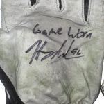 Henry Anderson Indianapolis Colts 2016 Game Worn & Signed White, Gray & Black Nike Gloves - Awesome Use!!! - Image 7