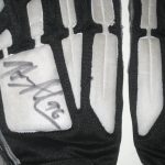 Henry Anderson Indianapolis Colts 2016 Game Worn & Signed White, Gray & Black Nike Gloves - Image 2