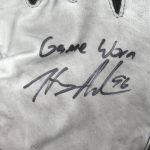 Henry Anderson Indianapolis Colts 2016 Game Worn & Signed White, Gray & Black Nike Gloves