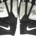 Henry Anderson Indianapolis Colts 2016 Game Worn & Signed White, Gray & Black Nike Gloves - Awesome Use!!!
