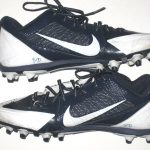Paul Magloire Arizona Wildcats Game Worn & Signed White & Blue Nike Alpha Pro Cleats