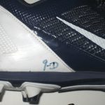 Paul Magloire Arizona Wildcats Game Worn & Signed White & Blue Nike Alpha Pro Cleats