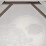 Darren Fells Autographed & Inscribed Arizona Cardinals Helmet 18 x 24 Canvas Print - From Personal Collection! - Image 5