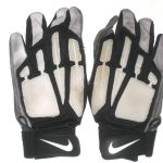 Henry Anderson Indianapolis Colts 2016 Game Worn & Signed White, Gray & Black Nike Gloves
