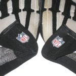 Henry Anderson Indianapolis Colts 2016 Game Worn & Signed White, Gray & Black Nike Gloves - Image 6