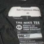 Tony Jerod-Eddie Player Issued Official San Francisco 49ers #63 Nike Dri-Fit XXL Shirt - Image 2