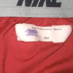 Tony Jerod-Eddie Player Issued Official San Francisco 49ers #63 Nike Dri-Fit Shorts - Image 2
