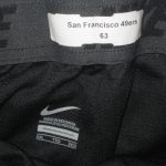 Tony Jerod-Eddie San Francisco 49ers #63 Training Worn Black Nike XXL Wind Pants - Image 2