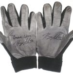 Henry Anderson Indianapolis Colts 2016 Game Worn & Signed White, Gray & Black Nike Gloves