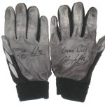 Henry Anderson Indianapolis Colts 2016 Game Worn & Signed White, Gray & Black Nike Gloves - Image 5