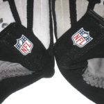 Henry Anderson Indianapolis Colts 2016 Game Worn & Signed White, Gray & Black Nike Gloves - Image 5