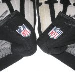 Henry Anderson Indianapolis Colts 2016 Game Worn & Signed White, Gray & Black Nike Gloves - Image 4