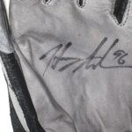 Henry Anderson Indianapolis Colts 2016 Game Worn & Signed White, Gray & Black Nike Gloves - Image 6