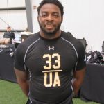 Ironhead Gallon 2017 NFL Regional Combines Worn & Signed Official Black Under Armour Compression XL Shirt -Photo Match