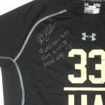 Ironhead Gallon 2017 NFL Regional Combines Worn & Signed Official Black Under Armour Compression XL Shirt