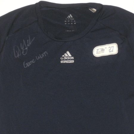 Ironhead Gallon Game Worn & Signed Georgia Southern Eagles #27 Adidas Techfit Sleeveless Shirt