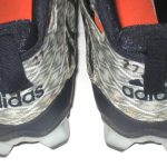 Ironhead Gallon Georgia Southern Eagles Game Worn & Signed White & Black Adidas Adizero Cleats