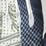 Ironhead Gallon Georgia Southern Eagles Game Worn & Signed White & Blue Adidas CrazyQuick Gloves