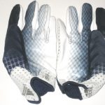 Ironhead Gallon Georgia Southern Eagles Game Worn & Signed White & Blue Adidas CrazyQuick Gloves
