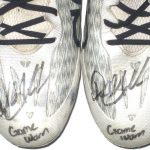Ironhead Gallon Georgia Southern Eagles Game Worn & Signed White & Black Adidas Adizero Cleats