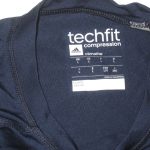 Ironhead Gallon Georgia Southern Eagles Game Worn & Signed Navy Blue Adidas Techfit Compression Shirt - Image 4