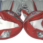 Jay Bromley Game Used & Signed New York Giants Team Logo Nike Superbad 3XL Gloves
