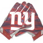 Jay Bromley Game Worn & Signed New York Giants Team Logo Nike Superbad 3XL Gloves - Image 2