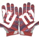 Jay Bromley Game Worn & Signed New York Giants Team Logo Nike Superbad 3XL Gloves - Image 7