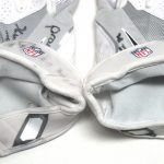Kerry Wynn New York Giants 2017 Practice Worn & Signed White & Silver Nike Gloves