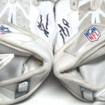 Orleans Darkwa New York Giants Game Worn & Signed White & Silver Nike Vapor Jet Gloves